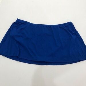 Liz Claiborne swimwear woman NWT blue skirt